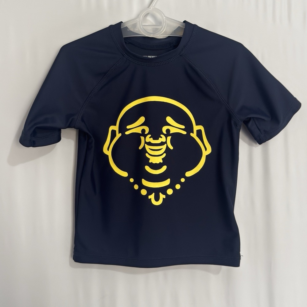 Size 2T - True Religion Toddler Boys  S/S Navy Rashguard UPF 50 Shirt